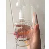 Deux fonctions 6 pouces mini-huile de gréement en verre de verre en verre de bulle en ligne en ligne à la plate-forme d'huile de beignet percolateur de 14,5 mm