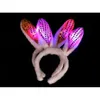 Luce a LED ANDAGGIO UCCHI BUNNY FLASHING FREFICO CAPBINA AIRO DI CONFACIO CAPILI COSTRUTTO COSTUME COSTRAY DONNA HALLOWEEN CHIUSO DI PASTURA DI NATALE