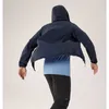 Designerska kurtka sportowa kurtki wiatrówki Squamish Hoody Men's Outdoor Sport Outdood WindProof Miękka skorupa Lekka lekka kurtka przeciwsłoneczna Czarna Sapphire XS 7MZI