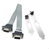 Computer Cables Connectors Mainboard Integrated Graphics Card Vga Interface 15Pin Male To Video Fl Half Size Bracket Flexible Flat 30C Otbou