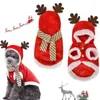 Vêtements pour chiens vêtements de Noël costume hiver chihuahua pug de vêtements pour animaux de compagnie