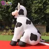 8mh (26 pieds) avec des ventilateurs de la vache gonflable de la vache gonflable de la vache gonflable sur mesure Blower sur mesure