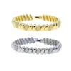Collier de chaîne de serpent unisexe de haute qualité Chaîne de liaison de liaison perle de couleur Gold Collier 5A Collier CZ pour femmes bijoux