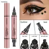 Yanqina eyeliner stempel eyeliner dubbele kop eyeliner