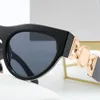Designer zonnebril zonnebril voor vrouw heren luxe metalen accessoires zonnebril mode luipaard frame glazen man schaduw polariseren lens dames kat oogglas