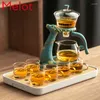 Teaware Sets Automatic Tea Set Lazy Full Semi-automatic Maker Glass Home Magnetic Teapot Senior Gift Giving High Quality Durable