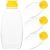 収納ボトルハニースクイーズディスペンサープラスチックソースコンテナ酢容器瓶調味料オイルクリアドレッシングサラダグラス