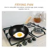 Pans Flat Bottom Wok Frying Pan Kitchen Gas Stove Small Iron Pot For Stoves Supply Wrought Household Home