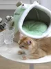 Cat Lits meubles Internet célébrités et taquineries de chats chats nids de chat hiver nids d'automne et d'hiver semi-fermé de cerf maru petit chien nids
