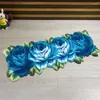 Ковры без скольжения высококачественные ручные сплетниные розы Art Rug Carpet 3D коврик для спальни прикроватной гостиной коврики кухня швейцар
