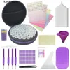 Caixas de armazenamento caixas de pintura de diamante caneta auto adesiva de rótulo 5d kit para organizador de ferramentas caixa de ferramentas de garrafa de ferramenta daimond pintura diy s24513