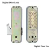 Door Locks Sliding Gate Opener Digital Lock Keyless Keypad Code Password Iron Waterproof Push Button Combination Drop Delivery Home Dhn6O