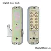 Verrouillage de porte Sliding Gate Opender Digital Lock Keyless KeyPad Code Mot de passe de mot de passe en fer Bouton-bouton à bouton-poussoir Fixer Drop Livraison DHN6O