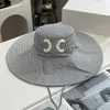 Wide Brim Bucket Hats For Women Fashion Summer Beach Hat Stripe String Women's Cap Casual Travel Hats