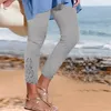 Pantaloni da donna Leggings lungo pizzo alto con la vita alta elastica versatile primavera Autunno calzoni estivi pantalones
