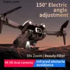 Drones KF610 Mini Drone 4K Professional ESC HD Двойная камера FPV Обнаружение препятствия безмолвного моторного складывания RC Four Helicopter Toy против Z908 Drone S24513