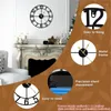 Wall Clocks Farmhouse For Living Room 16inch Large Minimalist Big Battery Operated Analog Clock With Arabic Numerals