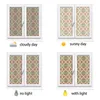 Window Stickers Mandala Model Door Film Classic Pure Frosted Kitchen Sliding Sticker Privacy Room Bathroom