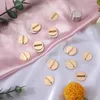 Broches 12pcs Mini Pin Brooch Convertisseur Set Magnetic Metal Backs Harm Free Kit For Scarf Hijab Shawls (Gold)