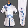 Ethnic Clothing 2024 Chinese Vintage Wushu Uniform Costume Clothes Martial Arts Warrior