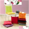 Cushion/Decorative Pillow Cushion 1Pc Thick Long Seat Rattan Chair Sofa Garden Tatami Mat Recliner Drop Delivery Home Textiles Dhzvm