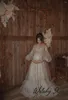 Feestjurken Elegante bruidskwaliteit Tule 2024 vrouwen van de schouder Sweet prom jurk po shoot lange avond formele jurk