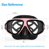 Copozz Professional Diving Scuba Mask Food Free Inflatable Diving Scuba Goggles Sealed Diving Tempered Glass Goggles Mens Goggles 240429