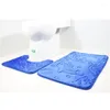 Banyo Mats Tuvalet Mat 2pcs/Set Dolphin 3D Flannel Banyo Antiskid Halı Kombinasyonu Takım Tapis de Douche Anti Glisse Zemin Seti