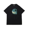 XDKD Designer Moda de manga curta T Camisetas Toolinging Carhartte Night Night Moon Tropical Island Padrão de casal imprimido