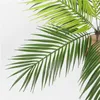 Fiori decorativi verdi piante di plastica di foglie di palma artificiale ramo di albero tropicale finta giungla decorazione del giardino decorazione per matrimoni accessori