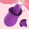 Vibratorer vibrator g spot slick tunga bröstvårtan suger klitoris stimulering fitta massage kvinnlig onanator vattentäta sex leksaker för8136970