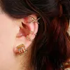 Étalon 1pcs micro pay couleur 3a ++ zircon earbone oreille Clip nouvellement arrivé à la mode et exquise des bijoux de bijoux de bijoux de bijoux de bijoux de bijoux j240513