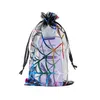 Gift Wrap Halloween Candy Rangement Sac de rangement or Organza plaqué DSTRING 10x15cm Drop livraison Home Garden Festive Party Supplies Event Dhlyi