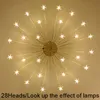 Modern Led Ceiling Light Ice Flower Glass Bedroom Kitchen Children Room Ceiling Lamp Designer Lighting Fixtures