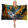 Serviette belle paysage naturel baignier de plage forestier pour enfants adultes sèche à coussin de serviettes en microfibre à séchage