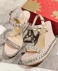 2024年夏Malfadina Zeppa Wedges Sandals Shoes shoes Spikes strappy High Heels Lady Pumps Espadrilles Redbottom Gladiator Sandalias EU35-43