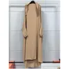 Vêtements ethniques Eid Hooded Femmes musulmanes One Piece Jilbab Long Khimar Hijab Robe de prière