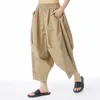 Kvinnors byxor Tannt Kvinnor Pants Asymmetri Casual High midje Harem Khaki Black Fashion Ankle-längd för 2024