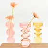Vases Nordic Fleurs Vase Decorative Glass Flower Bottle pour la décoration de la pièce Posse de terrarium hydroponique moderne