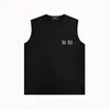 24SS NIEUWE Designer Mens Summer Tank Tops Trendy Brand Fashion Ademende mouwloze T Shirts Sport Training Loose Vest Zjbam061 Gevulde Angel Sketch Gedrukt vest