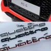 Autocollants de voiture 3D ABS ABS FRANT PALLLEMLE EMBLEN pour Audi Quattro A3 A4 A5 A6 A6L A7 A8 Q3 Q5 Q7 S3 S4 S5 RS3 RS4 RS6 Badge Accessoires T240513