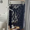 벨트 여성 Y2K 패션 레이스 레이어 레이어 거즈 스커트 독특한 실크와 같은 매운 스커트 넥타이 여름 소녀 슬립 스프링 H4W4