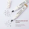 Qi qini cor simulação natural caneta de sardas para tela colorida, impermeável, fácil de aplicar cor, sem remover maquiagem de maquiagem caneta para maquiagem de beleza