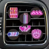 Interior Decorations Pink Battery Cartoon Car Air Vent Clip Outlet Per Conditioner Clips Freshener Drop Delivery Otkqq Otjln