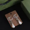 Projektantki Kolczyki damskie wisiorek Diamentowe kolczyki Projektanci biżuterii dla kobiet kolczy