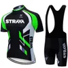 STRA suit short sleeved set with shoulder straps, pants, cycling team version H514-70