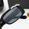 Retângulo de moda de designer de marca Mulher Retângulo UV400 Óculos de sol de luxo sênior de luxo Dhgate polariza os óculos femininos viagens 1: 1 Sunlight Man Shade