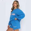 2024 Women Designer Tracksuits 2 Two Pieces Set New Fashion Street Trend Letter English Printed Tröja Pants Sweater Outfits