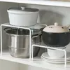 Cucina deposito da cucina 1pc Spedito a strato per barattolo per barattolo per scaffale per salvaspazio organizzatore di guardaroba in metallo multifunzionale