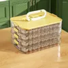収納ボトルチーズコンテナ低温耐張dumplingボックスフードグレードエア密光鮮明な鮮明な冷蔵庫用のタイマー